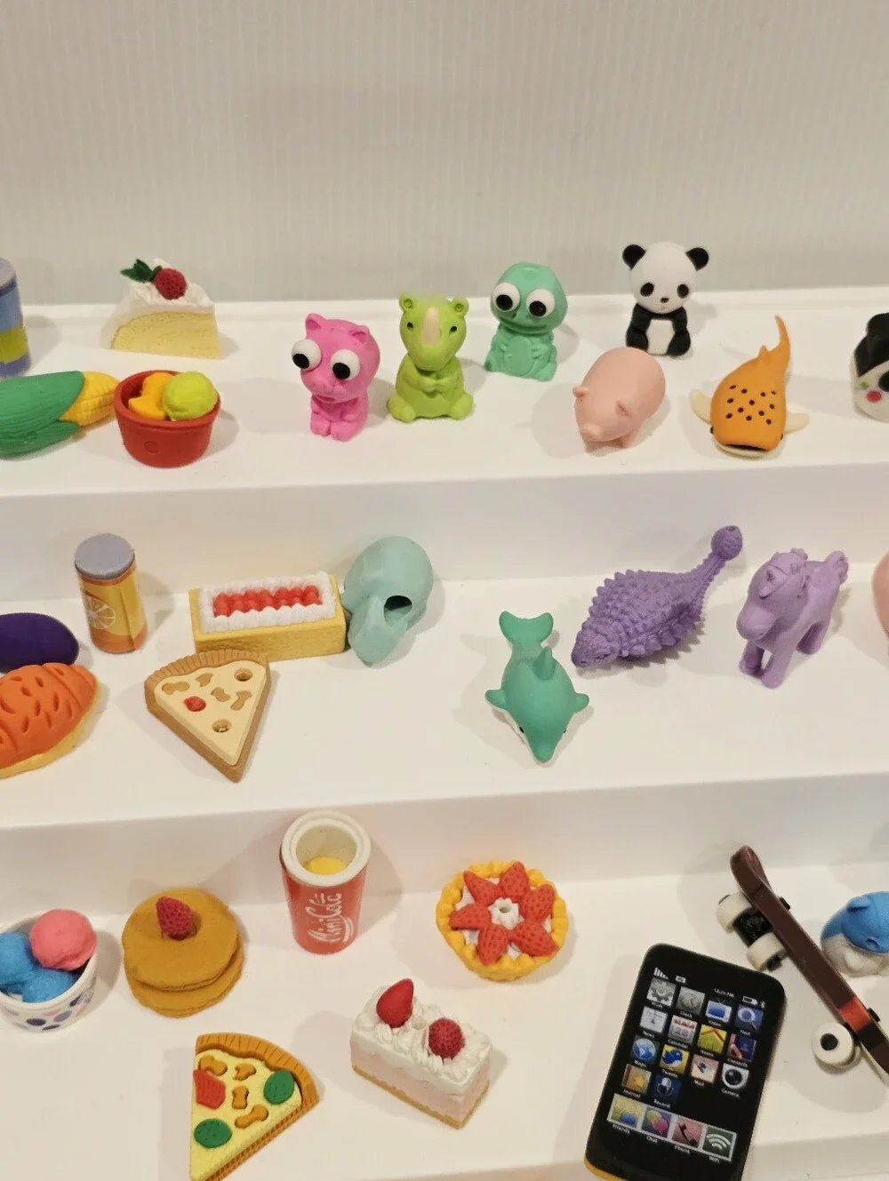 3D Puzzle Food and Animal Eraser Set